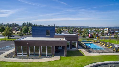 Jake at Indian Trail Architectural Drone Photography in Spokane