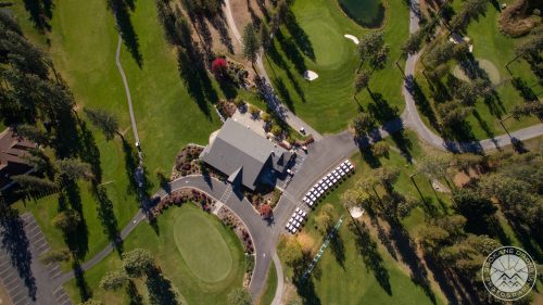 Chewelah Golf Course Drone Aerial Photo