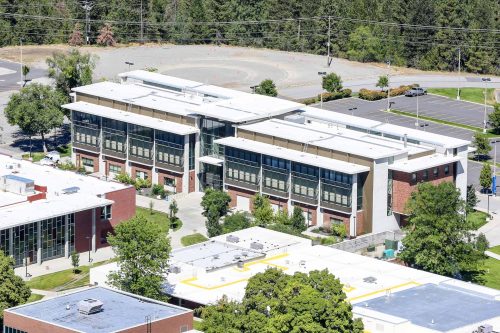 Aerial Photo of Spokane Falls Community College