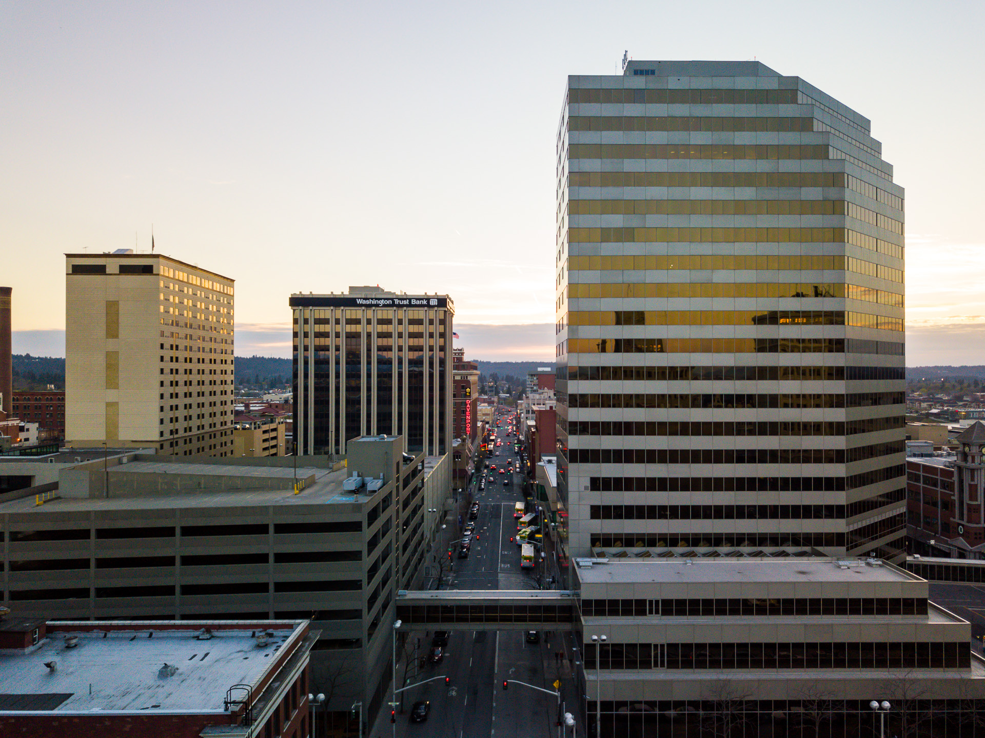 High End Commercial Real Estate Drone Photography in Spokane
